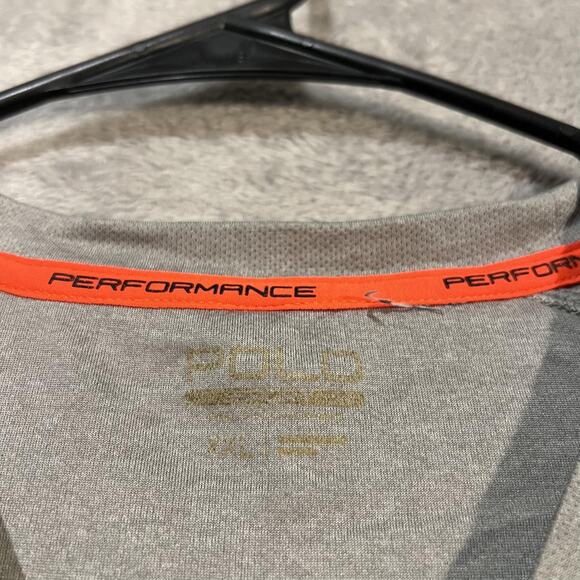 Polo Sport Ralph Lauren Shirt Mens 2XL Gray Performance ThermoVent Athletic Tee - Picture 5 of 8